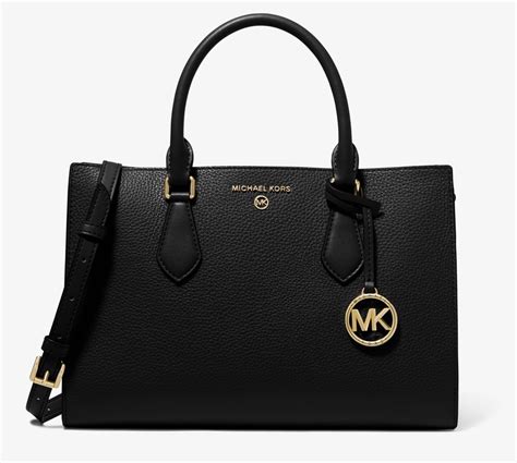 sac michael kors manhattan noir|Sac à main Manhattan de taille moyenne en cuir à  .